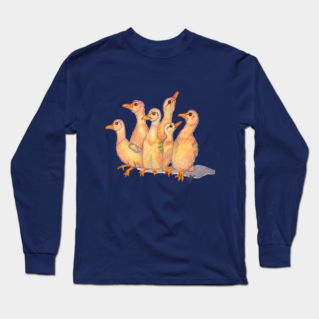 Geese Long Sleeve T-Shirt by BeritValk